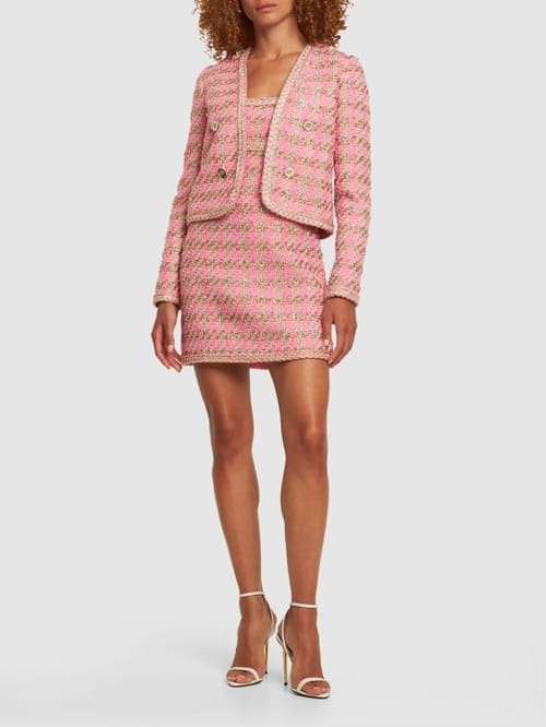 Giambattista Valli: Wool-blend A-line mini dress