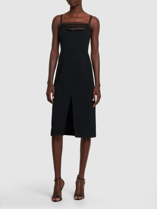 Giambattista Valli: Midi dress with bow detail
