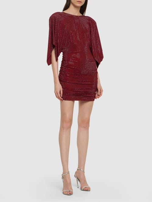 Alexandre Vauthier: Kurzes Kleid mit Kimonoärmeln