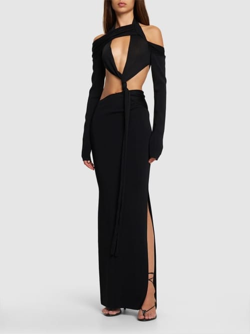 Aya Muse: Cut-out maxi dress with slit