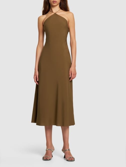 Designers Remix: Abito midi con scollo all'americana