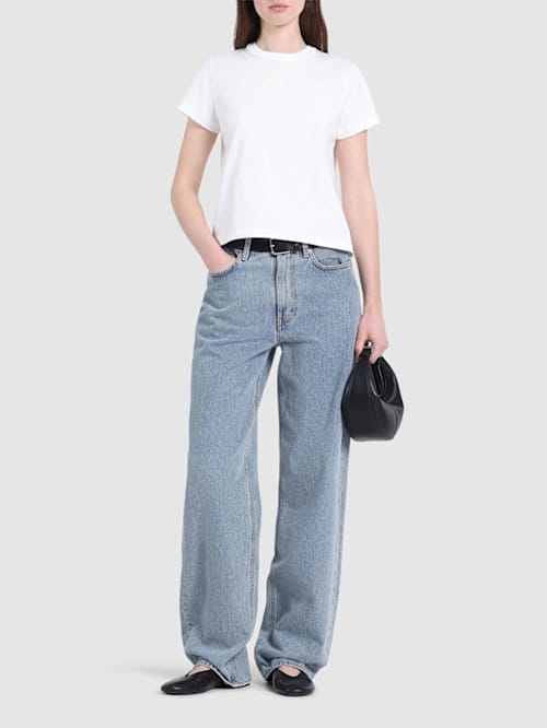 Alexander Wang: Essential棉质平纹针织T恤