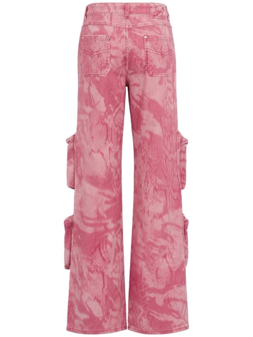 Blumarine: Camouflage cargo pants