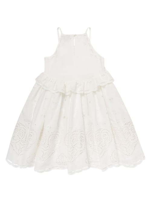 Stella McCartney Kids: Woven cotton voile dress