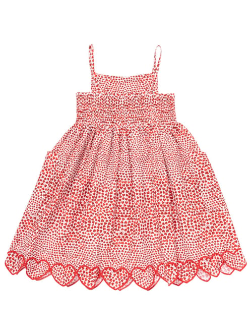 Stella McCartney Kids: Woven cotton AOP voile dress