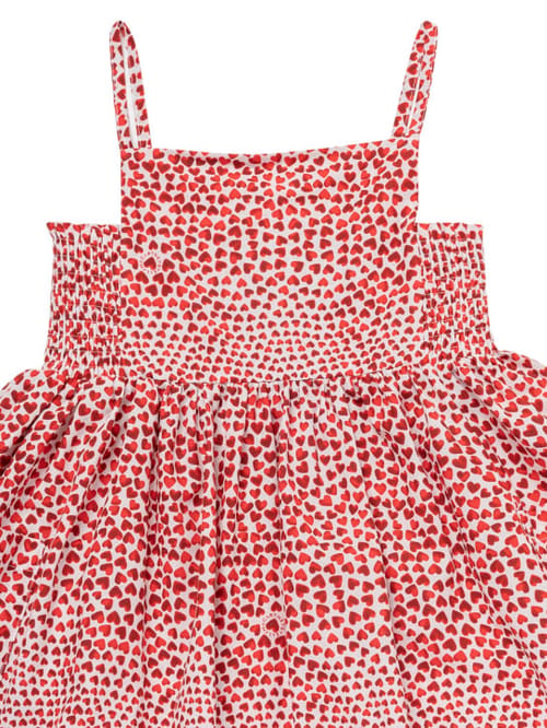 Stella McCartney Kids: Woven cotton AOP voile dress