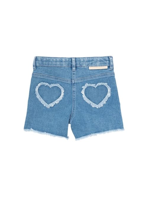 Stella McCartney Kids: Cotton denim shorts