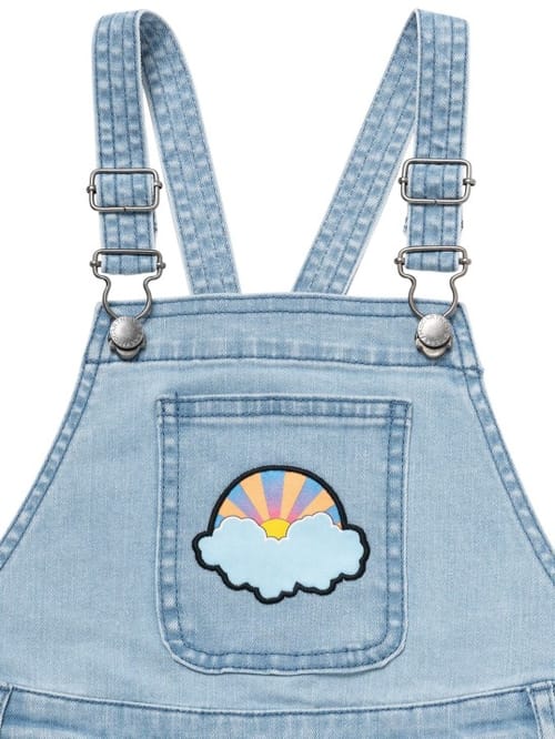 Stella McCartney Kids: Cotton denim overalls