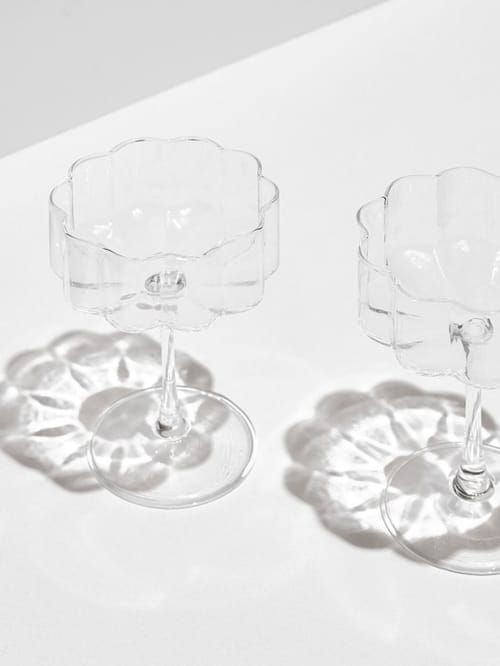 FAZEEK: Clear Wave玻璃杯2个套装
