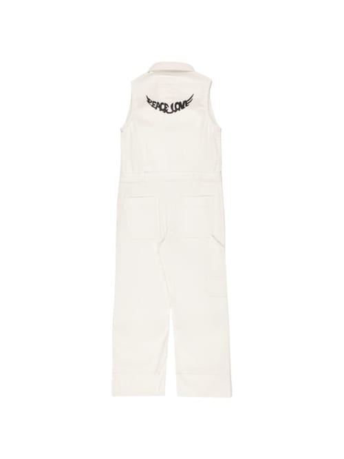 Zadig&Voltaire: Printed cotton denim jumpsuit