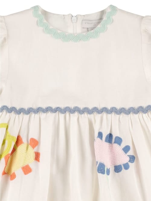 Stella McCartney Kids: Organic cotton & linen muslin dress