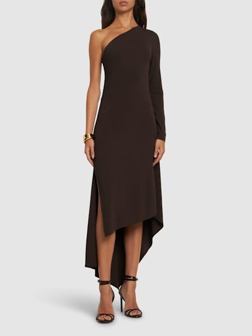 Michael Kors Collection: Abito lungo monospalla in jersey
