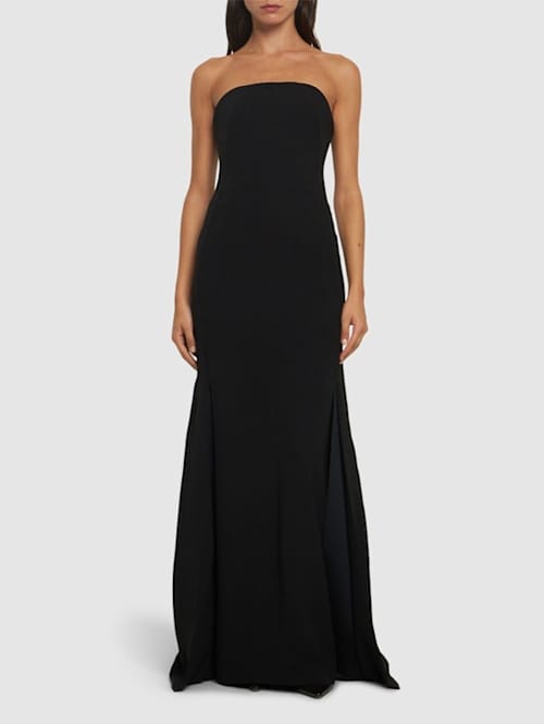 16arlington: Strapless maxi dress with slits