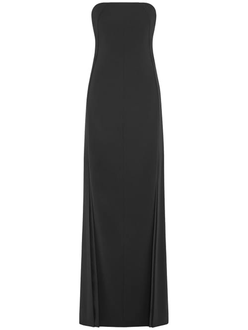 16arlington: Strapless maxi dress with slits