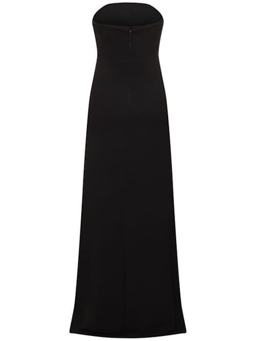 16arlington: Strapless maxi dress with slits