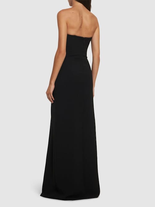 16arlington: Strapless maxi dress with slits