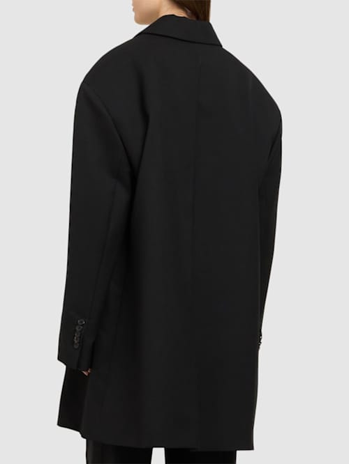 Wardrobe.nyc: 大廓形双排扣羊毛大衣