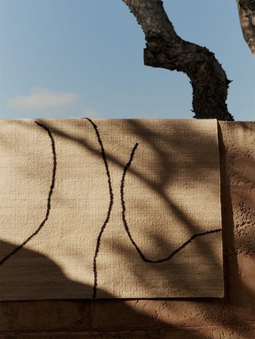 Ferm Living: Gesso手工编织手纺黄麻地毯