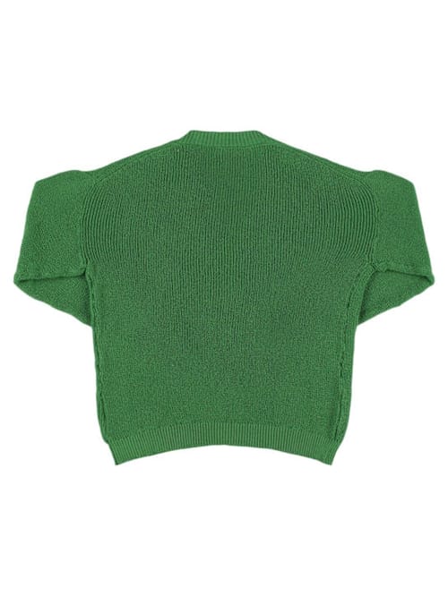 The Animals Observatory: Cotton knit buttoned cardigan