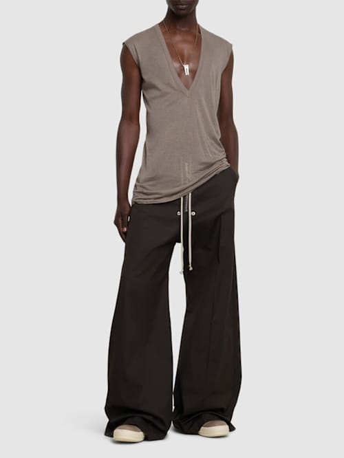 Rick Owens: Dylan V领棉质T恤
