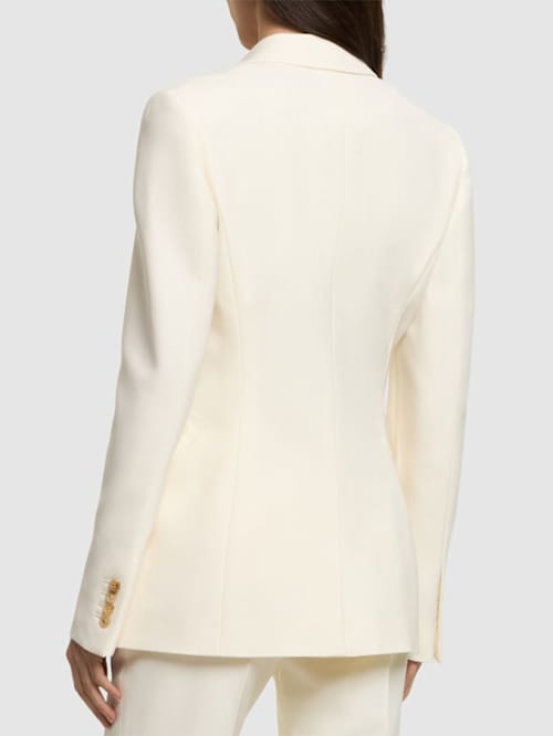 Gabriela Hearst: Angela双排扣羊毛西服夹克