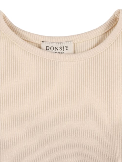Donsje: 棉&薄纱连衣裙