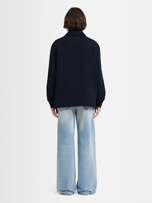 Annagreta: Florence棉质polo领卫衣