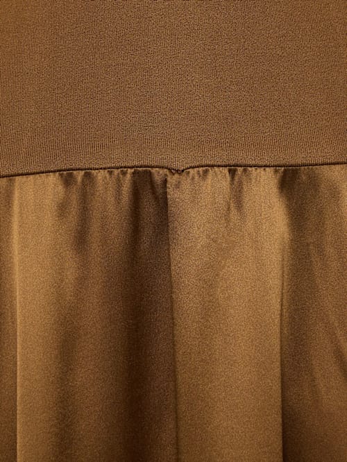 ESSE Studios: Strapless satin maxi dress