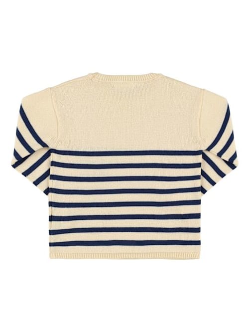 Babe & Tess: Gestreifter Pullover aus Baumwolle