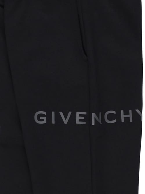 Givenchy: 刺绣混棉运动裤
