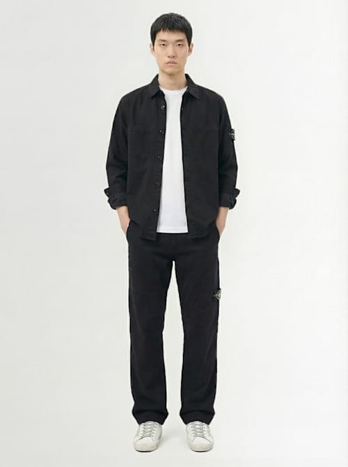 Stone Island: Cotton shirt with chest pockets