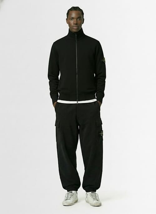 Stone Island: 带拉链和高领的背心