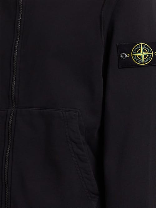 Stone Island: 带拉链和高领的背心