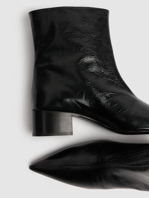 Khaite: 低跟 ankle boots