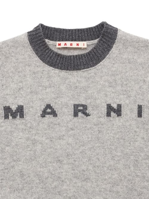 Marni Junior: 羊毛和羊绒针织毛衣