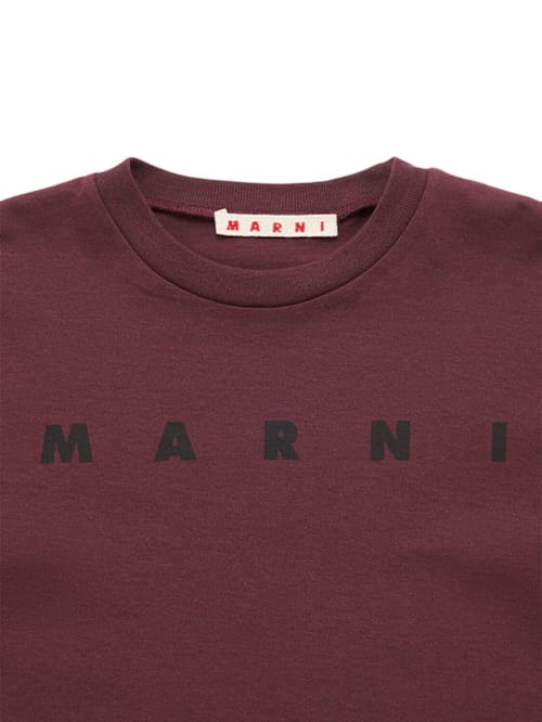 Marni Junior: 印花棉质T恤