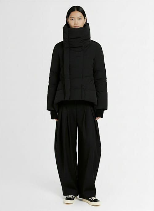 Rick Owens: 短款高领羽绒外套