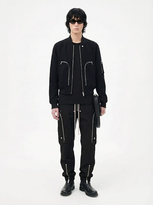 Rick Owens: Bomber jacket with front zip