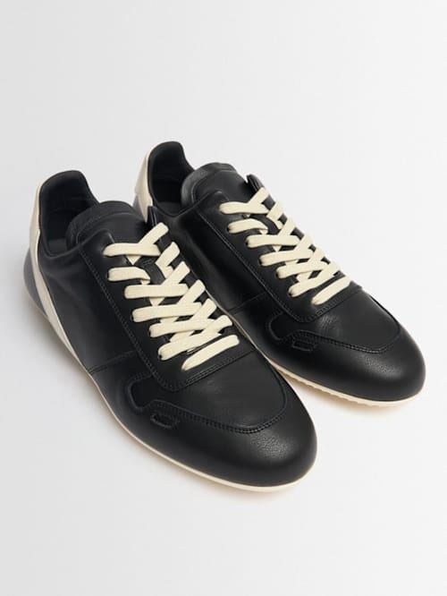 Rick Owens: 低帮运动鞋，带重叠面板