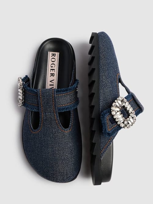 Roger Vivier: 带扣的低跟滑鞋