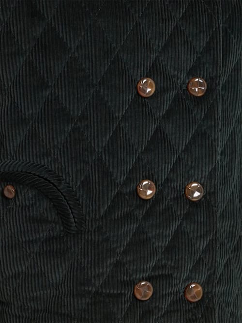 Blazé Milano: Short Double-Breasted Jacket with Quilted Details