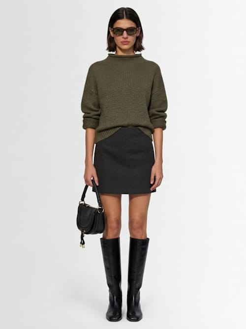 Blazé Milano: Straight skirt with zigzag pattern