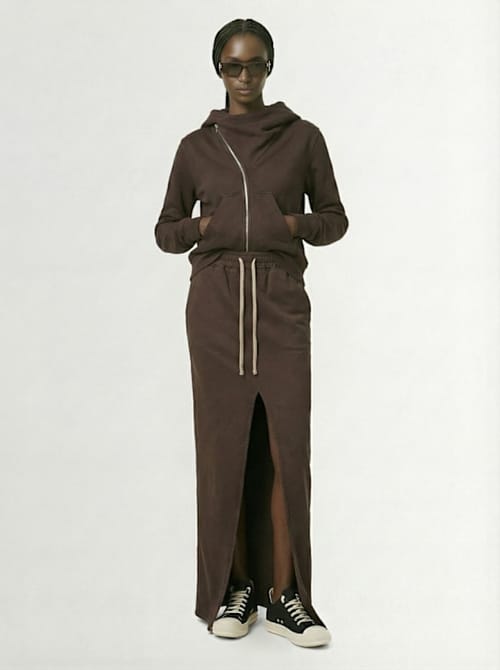 Rick Owens DRKSHDW: 弹性腰带长裙