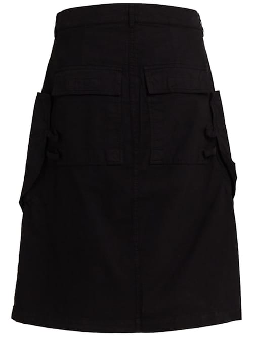Rick Owens DRKSHDW: 带侧口袋的钱包裙