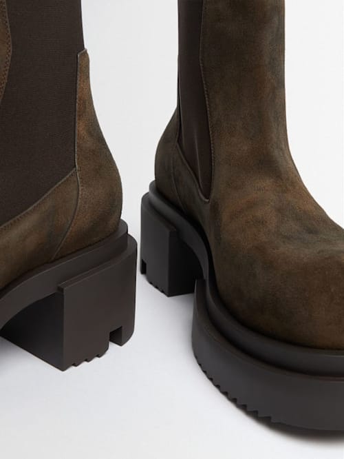 Rick Owens: 理克·欧文斯弹性切尔西靴