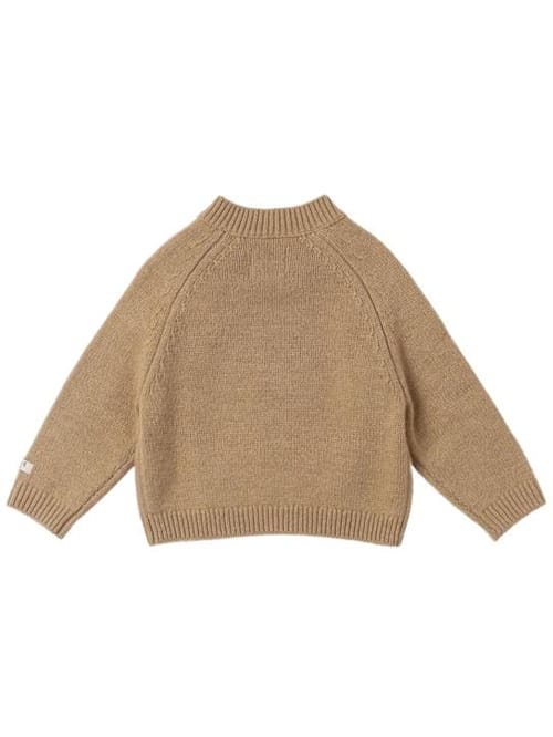 Donsje: Pullover aus Merinowolle mit Stickerei