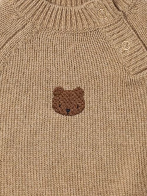 Donsje: Pullover aus Merinowolle mit Stickerei