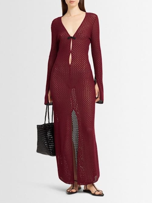 The Garment: Maxikleid aus Ajour-Strick