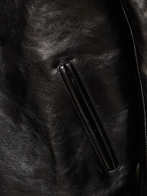 Our Legacy: Chaqueta de piel con cremallera
