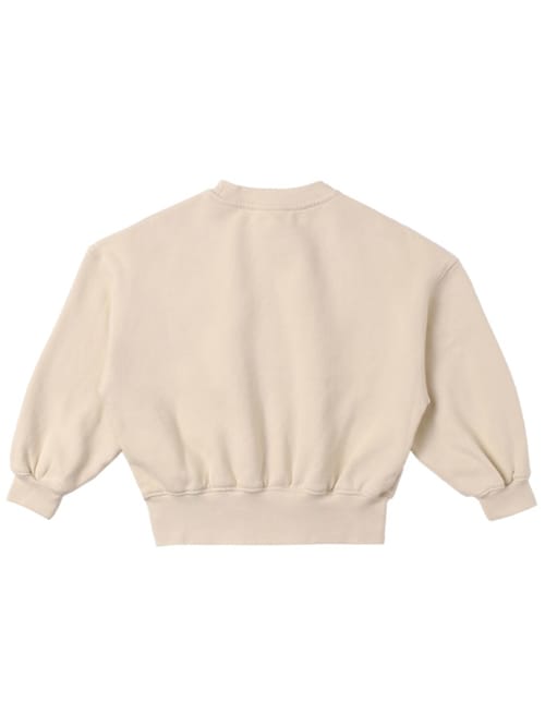 Main Story: Embroidered organic cotton sweatshirt